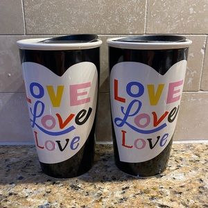 Starbucks - Heart “Love” Tumbler NWT